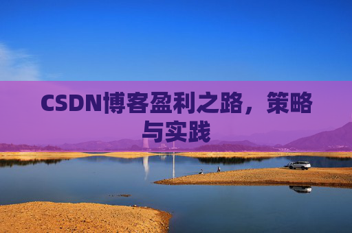 CSDN博客盈利之路，策略与实践